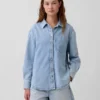 Ultrasoft Denim Oversized Shirt