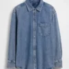 Ultrasoft Denim Oversized Shirt