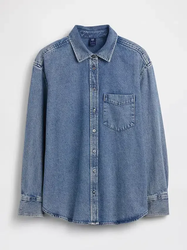 Ultrasoft Denim Oversized Shirt