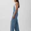 Ultrasoft Denim Relaxed Overalls