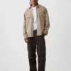 Ultrasoft Denim Relaxed Utility Shirt