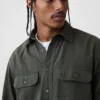 Ultrasoft Denim Relaxed Utility Shirt