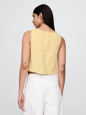 Ultrasoft Denim Shell Tank Top