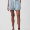 Ultrasoft Denim Stripe Easy Shorts