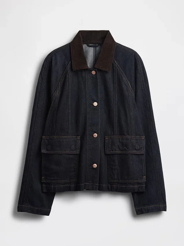 Ultrasoft Denim Swing Chore Jacket