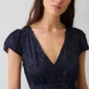 V-Neck Print Mini Dress