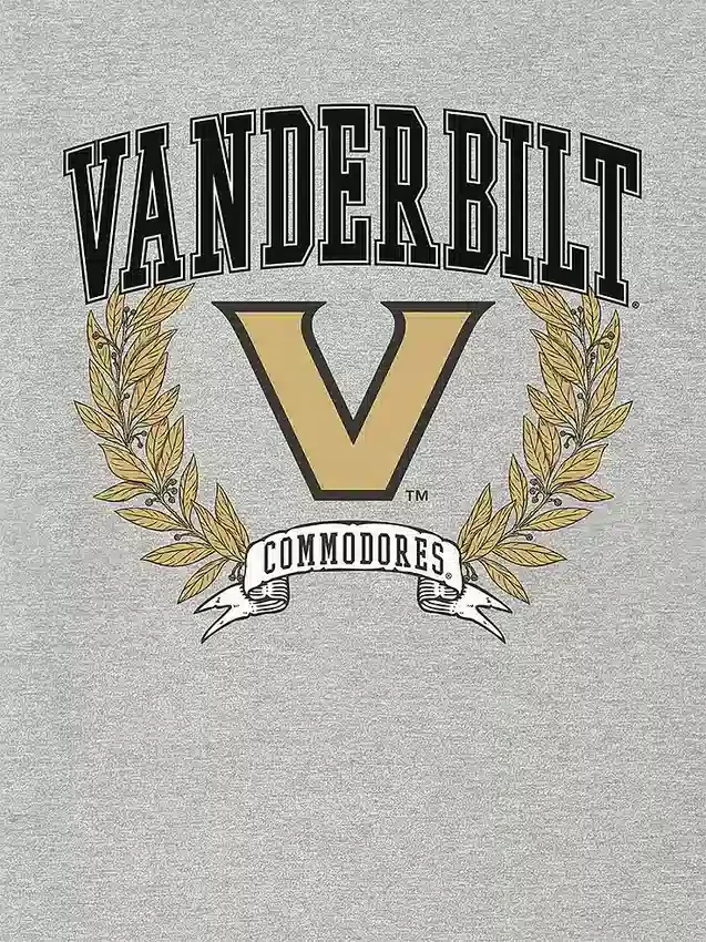 Vanderbilt University Laurels Dark Graphic T-Shirt