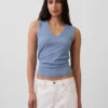 Variegated Rib Tank Top