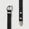 Vegan Leather Studded Belt