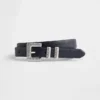 Vegan Pebble Leather Belt
