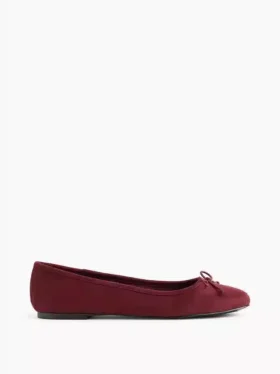 Vegan Suede Ballet Flats
