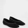 Vegan Suede Ballet Flats