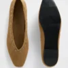 Vegan Suede Ballet Flats