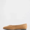 Vegan Suede Ballet Flats