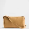 Vegan Suede Barrel Bag