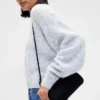 Vegan Suede Barrel Bag