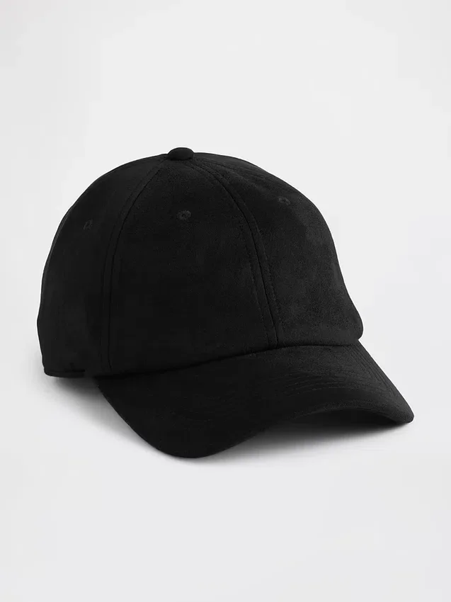 Vegan Suede Baseball Hat