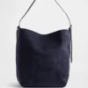 Vegan Suede Bucket Bag