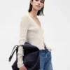Vegan Suede Bucket Bag