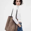 Vegan Suede Bucket Bag