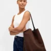 Vegan Suede Bucket Bag
