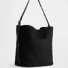 Vegan Suede Bucket Bag