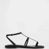 Vegan Suede T-Strap Sandals