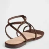 Vegan Suede T-Strap Sandals