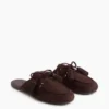Vegan Suede Tassel Moc Mules