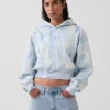 Vintagesoft Crop Logo Hoodie