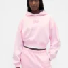 Vintagesoft Crop Logo Hoodie