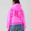 Vintagesoft Crop Logo Hoodie