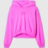 Vintagesoft Crop Logo Hoodie