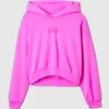 Vintagesoft Crop Logo Hoodie