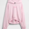 Vintagesoft Crop Logo Hoodie