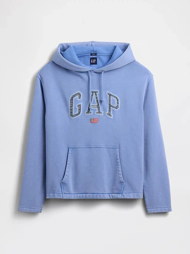 Vintagesoft Oversized Americana Logo Hoodie