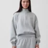 Vintagesoft Oversized Half-Zip Wedge Pullover