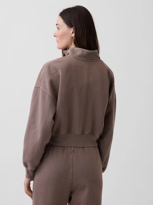 Vintagesoft Oversized Half-Zip Wedge Pullover