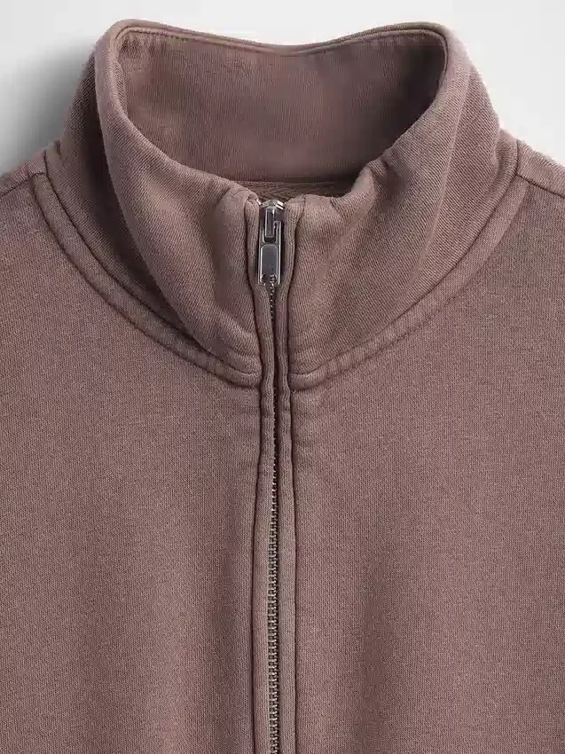 Vintagesoft Oversized Half-Zip Wedge Pullover