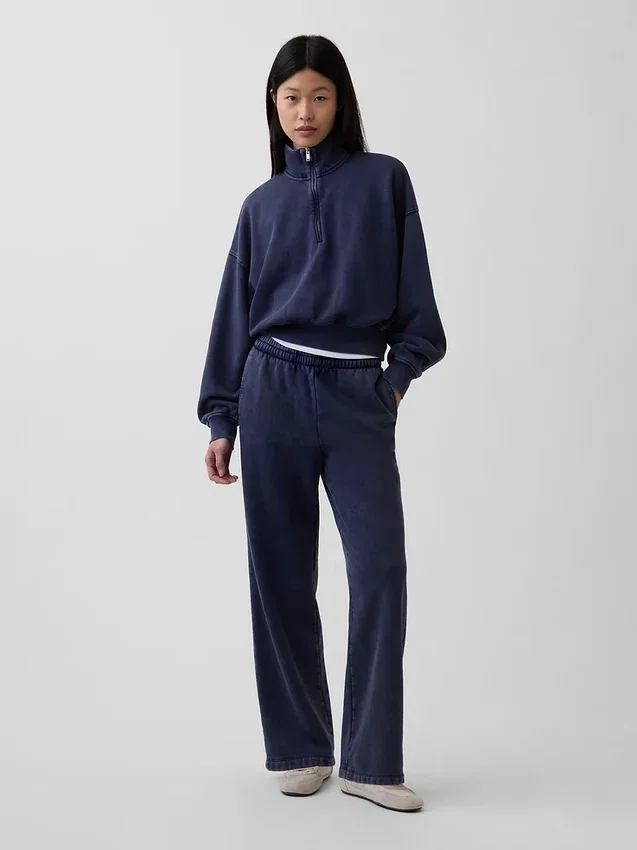 Vintagesoft Oversized Half-Zip Wedge Pullover