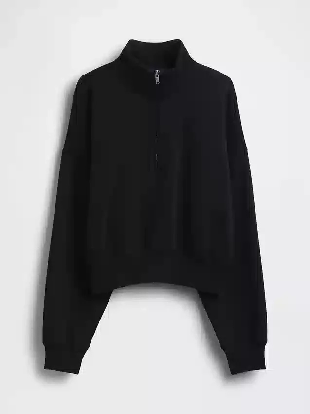 Vintagesoft Oversized Half-Zip Wedge Pullover