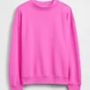 Vintagesoft Oversized Mockneck Tunic Sweatshirt