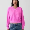 Vintagesoft Oversized V-Neck Sweatshirt