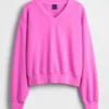 Vintagesoft Oversized V-Neck Sweatshirt