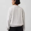 Vintagesoft Terry Oversized Mockneck Logo Sweatshirt