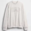 Vintagesoft Terry Oversized Mockneck Logo Sweatshirt