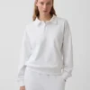 Vintagesoft Terry Oversized Polo Sweatshirt