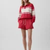 Vintagesoft Terry Oversized Polo Sweatshirt