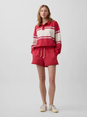 Vintagesoft Terry Oversized Polo Sweatshirt