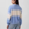 Vintagesoft Terry Oversized Polo Sweatshirt